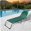 Sun-lounger Marbueno Green 190 x 27 x 58 cm