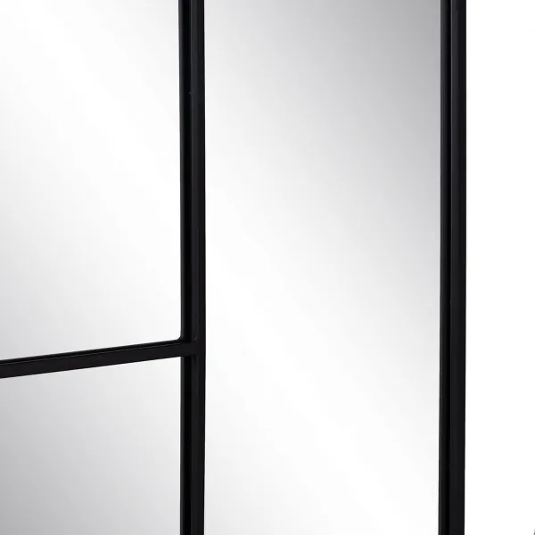 Seinapeegel Must Vertikaal 90 x 2 x 180 cm