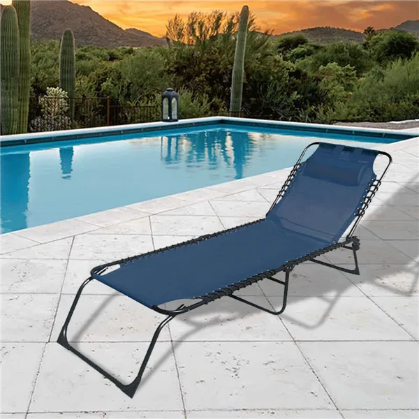 Sun-lounger Marbueno Blue 190 x 27 x 58 cm Casual