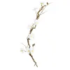 Decorative Flower White Green 30 x 10 x 91 cm