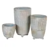 Planter Grey Cement 12,5 X 12,5 X 16 CM