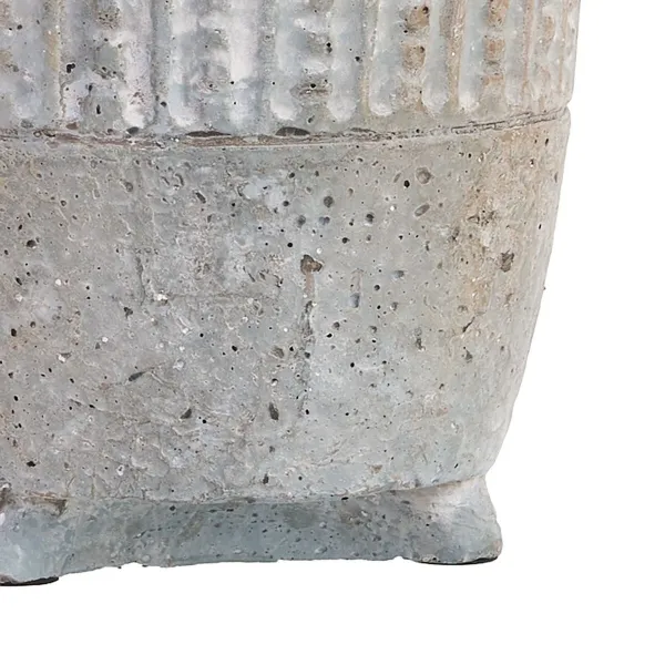 Planter Grey Cement 12,5 X 12,5 X 16 CM