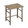 Side table Natural Bamboo 57 x 38 x 55 cm 45 x 32 x 47 cm 34 x 26 x 40 cm 3 Pieces (3 Units)