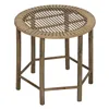 Side table Natural Bamboo 50 x 50 x 48 cm 38,5 x 38,5 x 40 cm 2 Pieces (2 Units)