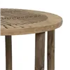 Side table Natural Bamboo 50 x 50 x 48 cm 38,5 x 38,5 x 40 cm 2 Pieces (2 Units)