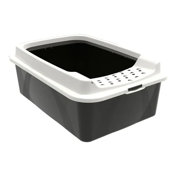 Cat Litter Box Rotho Bonnie Eco Black 57,2 x 39,3 x 20,9 cm Plastic