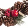 Advent wreathe Multicolour Natural Plastic Foam Pineapples 28 X 8 X 29 CM