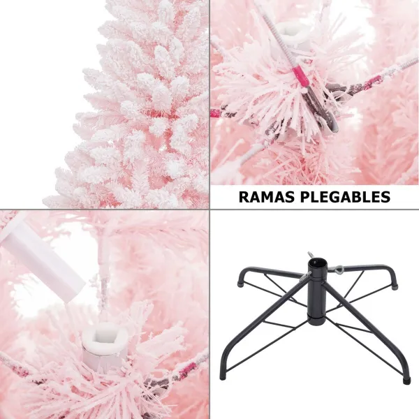 Joulupuu Pinkki PVC 60 x 60 x 150 cm