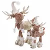 Decorative Figure Natural Deer 35 x 20 x 61 cm