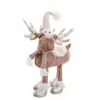 Decorative Figure Natural Deer 22 x 20 x 40 cm