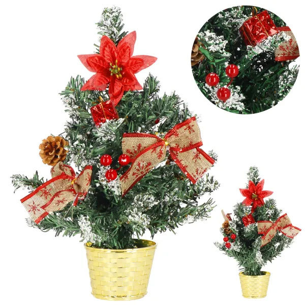 Ziemassvētku dekorācija-Ziemassvētku eglīte Springos CA1049 40cm