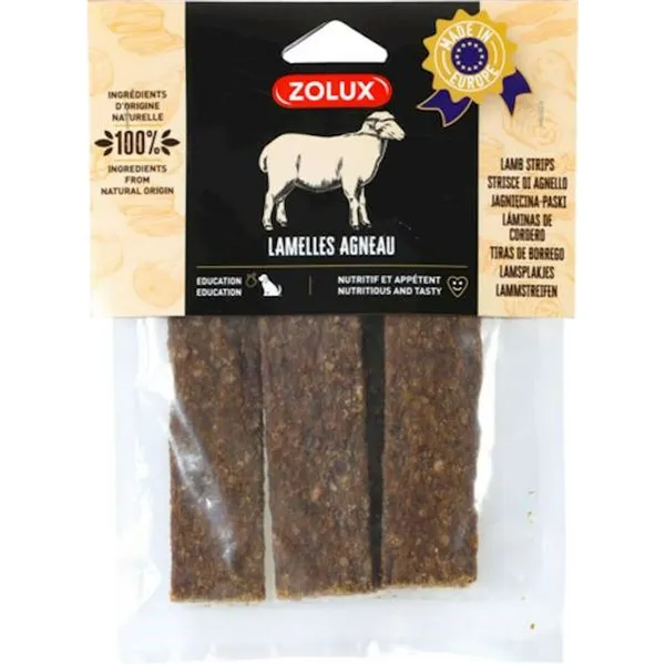 Dog Snack Zolux Lamb strips 100 g