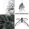 Christmas Tree PVC Polyethylene Pineapples Snowfall 80 x 80 x 180 cm