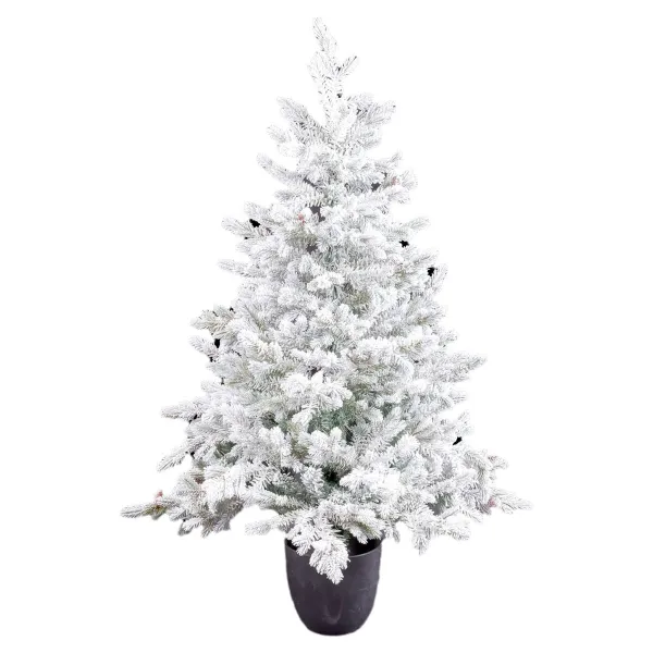 Joulupuu Polyetyleeni Ananakset Lumisade 60 x 60 x 120 cm