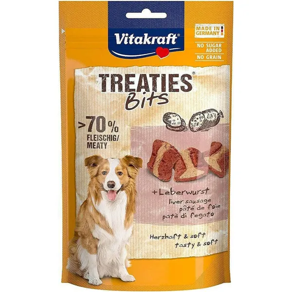 Dog Snack Vitakraft Treaties Bits Pig 120 g