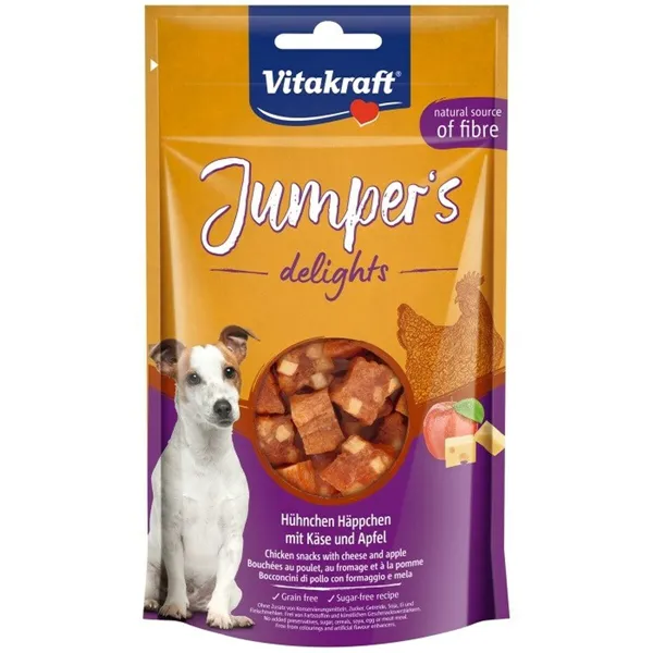 Dog Snack Vitakraft Jumper s Delights Chicken with cheese and apple Chicken 80 g