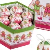 Eglītes rotājumi Daudzkrāsains Polyfoam Ø 7,5 cm Piparkūku cilvēciņš (14 gb.)