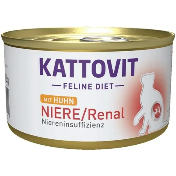 Cat food Kattovit Feline Diet Niere/Renal Chicken Chicken 185 g