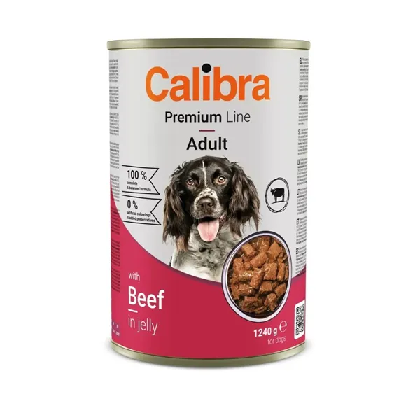 Wet food Calibra Premium Line Adult Beef Beef 1,2 kg