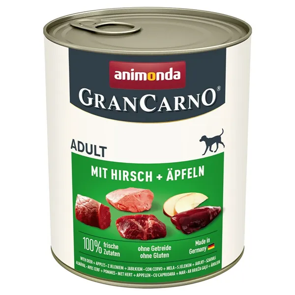 Wet food Animonda GranCarno Adult Deer and apple Deer 800 g