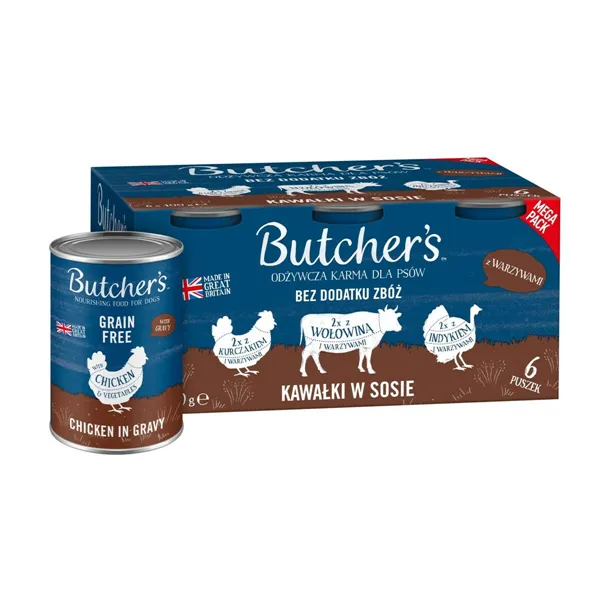 Wet food Butcher's BUTCHER S Original Mega pack Chicken 6 x 400 g