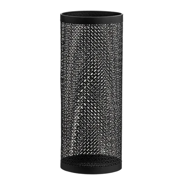 Umbrella stand Caison Filigree Black Metal 50 x 20 cm