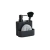 Scourer Brush with Handle and Soap Dispenser Home ESPRIT Black Resin ABS 13,3 x 9,7 x 15,7 cm