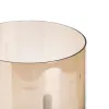 Candleholder Golden Crystal Steel 15 x 15 x 29 cm