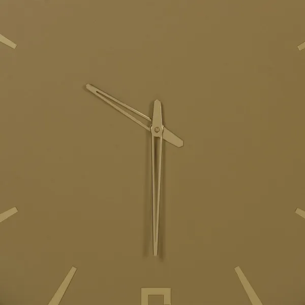 Wall Clock Yellow Crystal Steel 51 x 5 x 51 cm