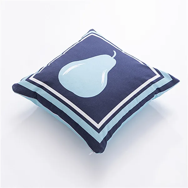 Cushion Benetton Blue Pear 40 x 40 cm Squared