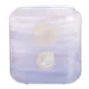 Vase Blue White Resin Crystal 22 x 10 x 24 cm