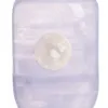 Vase Blue White Resin Crystal 15 x 9 x 31 cm