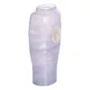 Vase Blue White Resin Crystal 15 x 9 x 31 cm