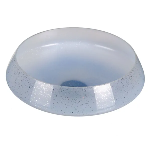 Centerpiece Blue Silver Crystal 24 x 24 x 8 cm