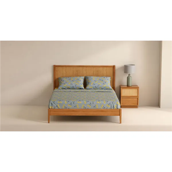 Bedding set Benetton Yellow Blue Standard Cherries 4 Pieces