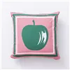 Cushion Benetton Green Pink Apple 40 x 40 cm Squared