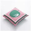 Cushion Benetton Green Pink Apple 40 x 40 cm Squared