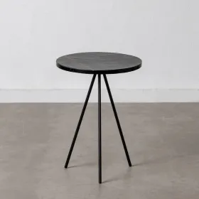 Side table Black Golden 38 x 38 x 43 cm