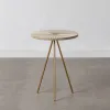 Side table Beige Golden 38 x 38 x 50 cm