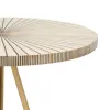 Вспомогательный стол Бежевый Позолоченный 38 x 38 x 50 cm