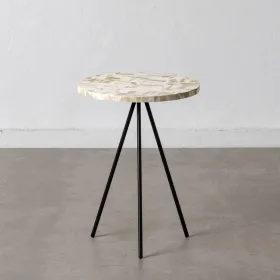 Side table Black Beige 38 x 38 x 50 cm