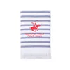 Bath towel Beverly Hills Polo Club Blue White 100% cotton 80 x 165 cm