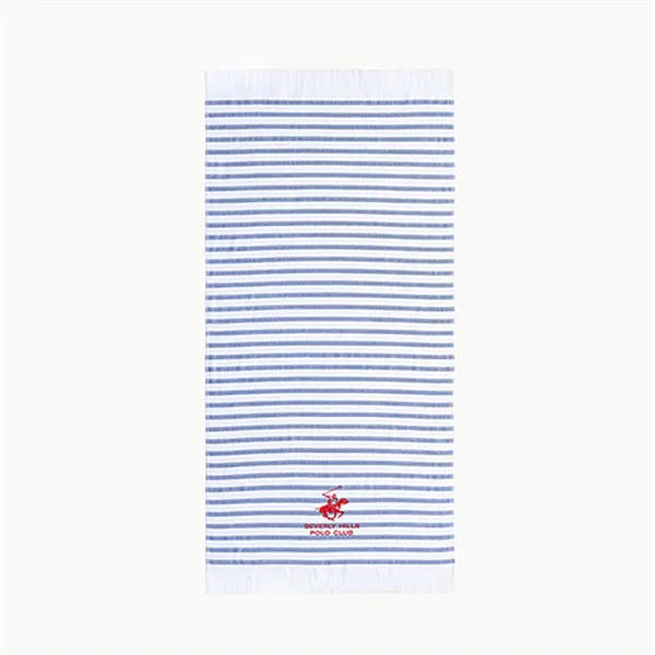 Bath towel Beverly Hills Polo Club Blue White 100% cotton 80 x 165 cm