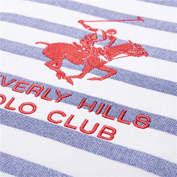 Bath towel Beverly Hills Polo Club Blue White 100% cotton 80 x 165 cm