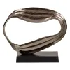 Dekoratyvinė figūrėlė Juoda Sidabras Aliuminis 52 x 15 x 46 cm