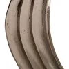 Dekoratyvinė figūrėlė Juoda Sidabras Aliuminis 52 x 15 x 46 cm