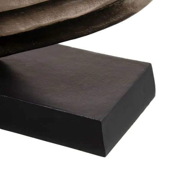 Dekoratyvinė figūrėlė Juoda Sidabras Aliuminis 52 x 15 x 46 cm