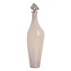 Dekoratīvs pudele Krēmkrāsa Bronza 15 x 12 x 56 cm Dekoratīvie