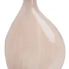 Dekoratīvs pudele Krēmkrāsa Bronza 23 x 10 x 51 cm Dekoratīvie