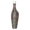 Декоративная бутылка Серебристый 15 x 13 x 54 cm Декоративный